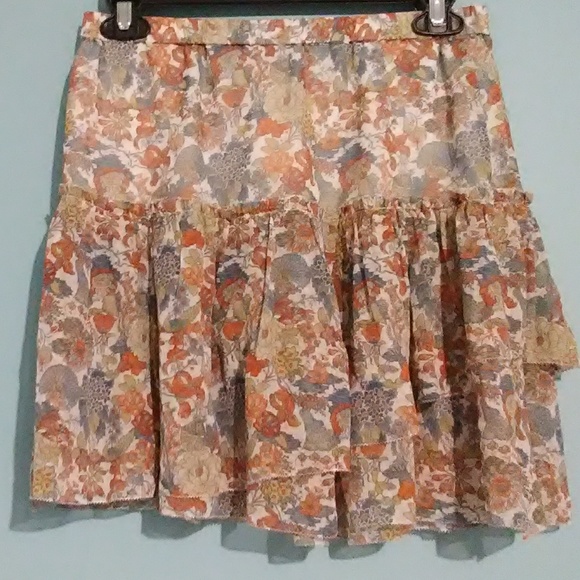 SALE NWT Silk Frye Mini Skirt. XS - Picture 8 of 8